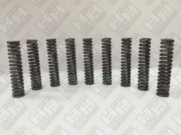 Комплект пружинок (9шт.) для колесный экскаватор DAEWOO-DOOSAN S200W-V (2953801769, 134535)
